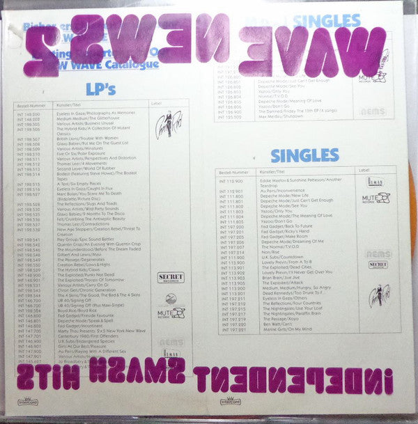 Various ~ Wave News 2 - Independent Smash Hits (Vinyl) - Djungel & Jazz
