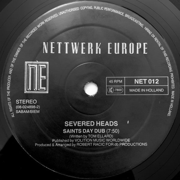 Severed Heads ~ All Saints Day (Vinyl) - Djungel & Jazz