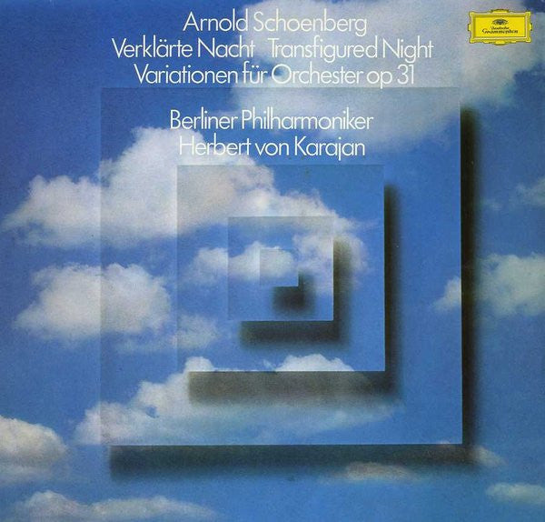 Arnold Schoenberg - Berliner Philharmoniker, Herbert von Karajan : Verklärte Nacht = Transfigured Night – Variationen Für Orchester Op 31 (LP, RE)