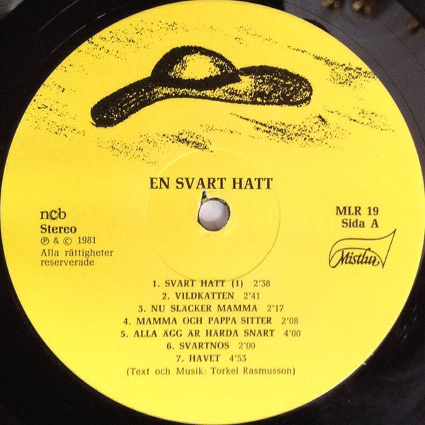 Torkel Rasmusson ~ En Svart Hatt (Vinyl) - Djungel & Jazz
