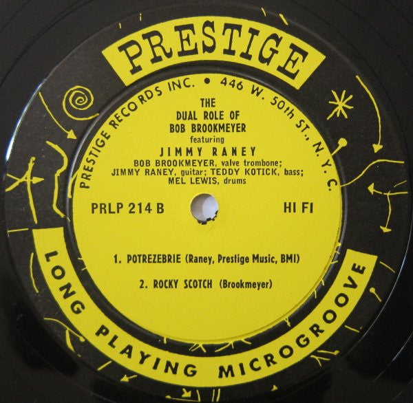 Bob Brookmeyer Featuring Jimmy Raney ~ The Dual Role Of Bob Brookmeyer (Vinyl) - Djungel & Jazz