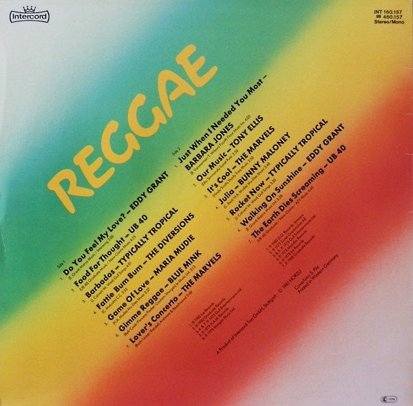 Various ~ Reggae (Vinyl) - Djungel & Jazz