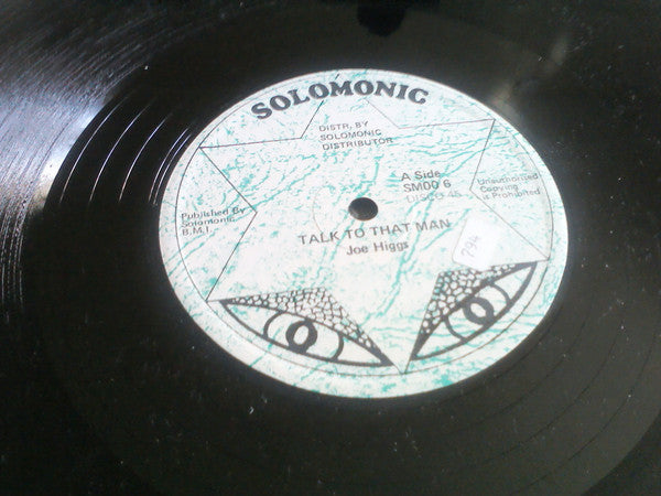 Joe Higgs : Talk To That Man (12")
