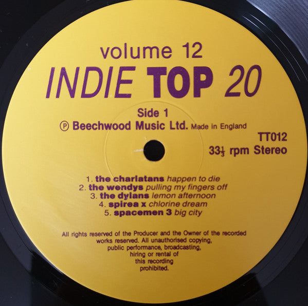 Various ~ Indie Top 20 Volume 12 (Vinyl) - Djungel & Jazz