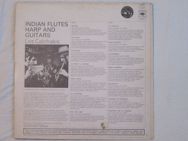 Los Calchakis ~ Flutes, Harpes Et Guitares Indiennes (Vinyl) - Djungel & Jazz