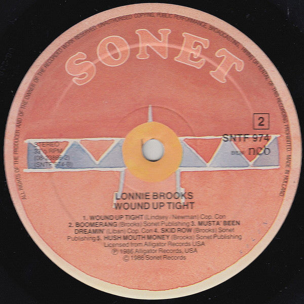 Lonnie Brooks : Wound Up Tight (LP, Album)