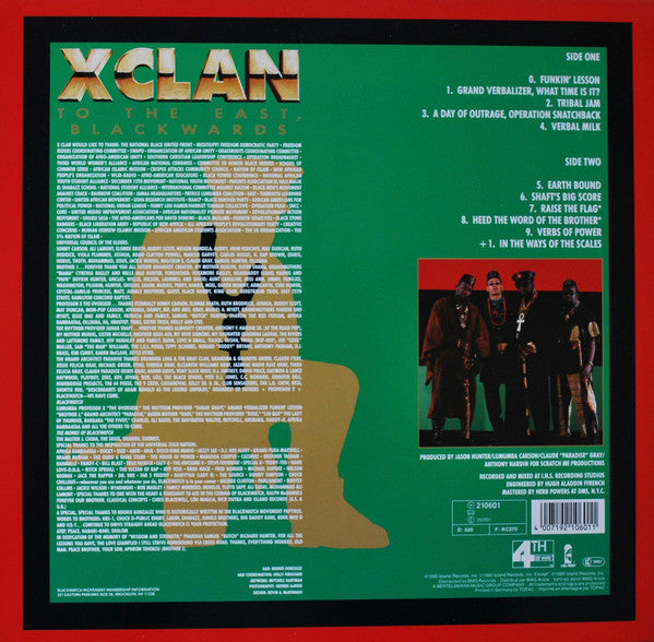 X-Clan ~ To The East, Blackwards (Vinyl) - Djungel & Jazz