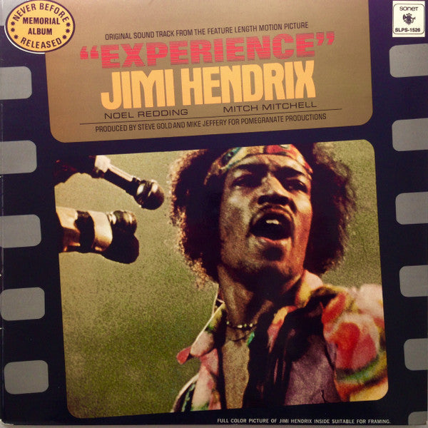 Jimi Hendrix : "Experience" - Original Sound Track From The Feature Length Motion Picture (LP, Album)