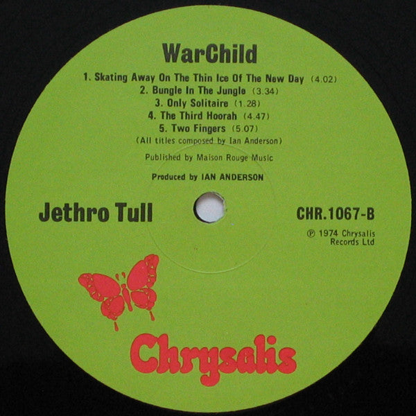 Jethro Tull ~ War Child (Vinyl) - Djungel & Jazz