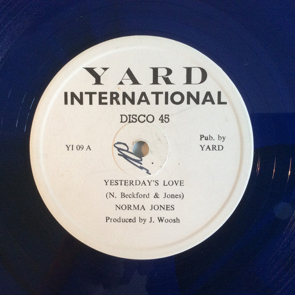 Norma Jones (4) : Yesterday's Love (12", blu)
