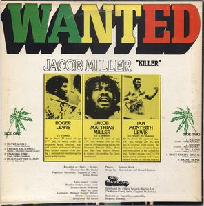 Jacob Miller : Wanted (LP, Album)