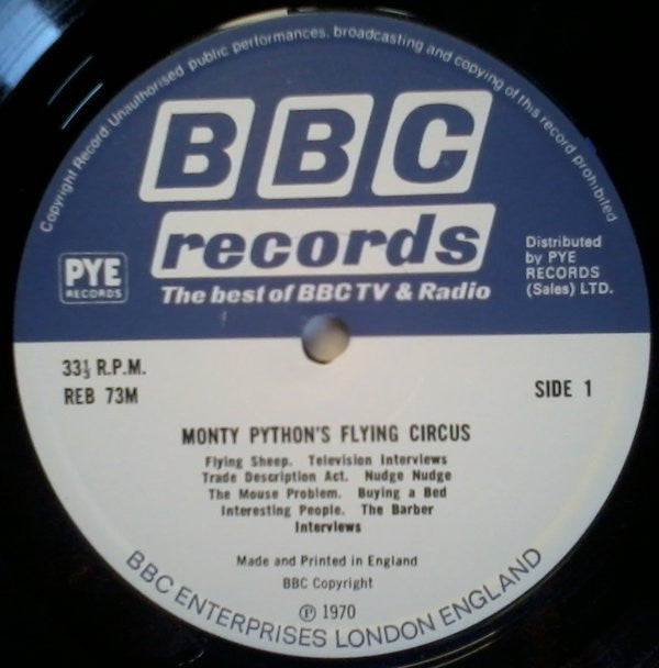 Monty Python ~ Monty Python's Flying Circus (Vinyl) - Djungel & Jazz