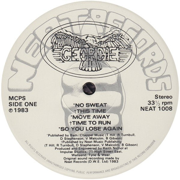 Geordie : No Sweat (LP, Album)