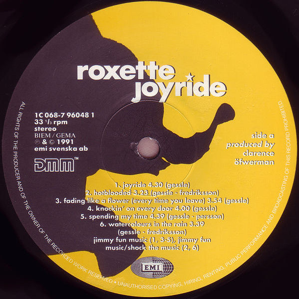 Roxette : Joyride (LP, Album)