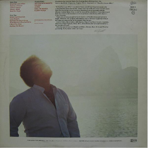 George Duke ~ A Brazilian Love Affair (Vinyl) - Djungel & Jazz