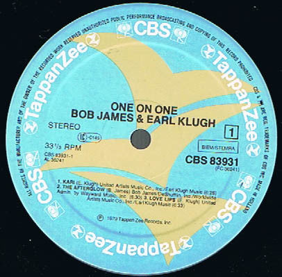 Bob James & Earl Klugh ~ One On One (Vinyl) - Djungel & Jazz