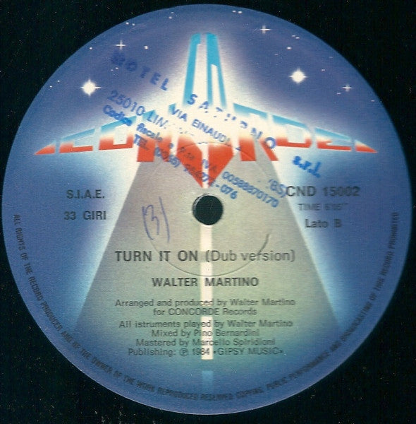 Walter Martino : Turn It On (12")