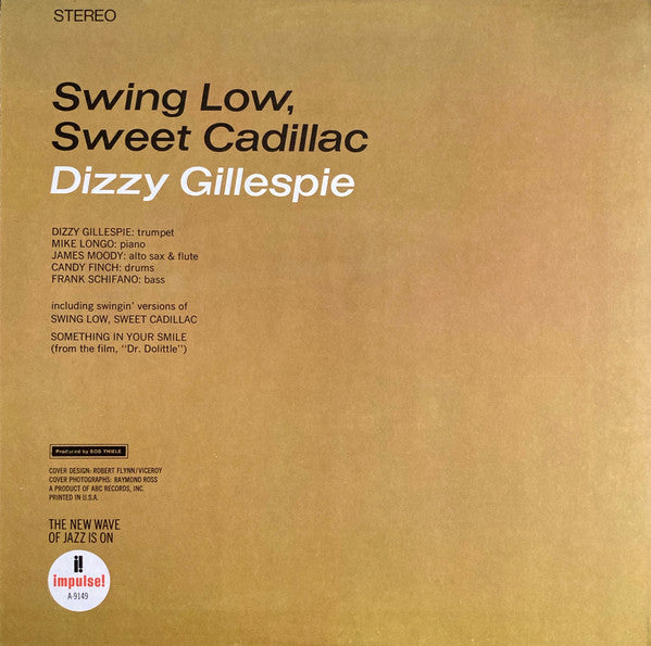 Dizzy Gillespie ~ Swing Low, Sweet Cadillac (Vinyl) - Djungel & Jazz