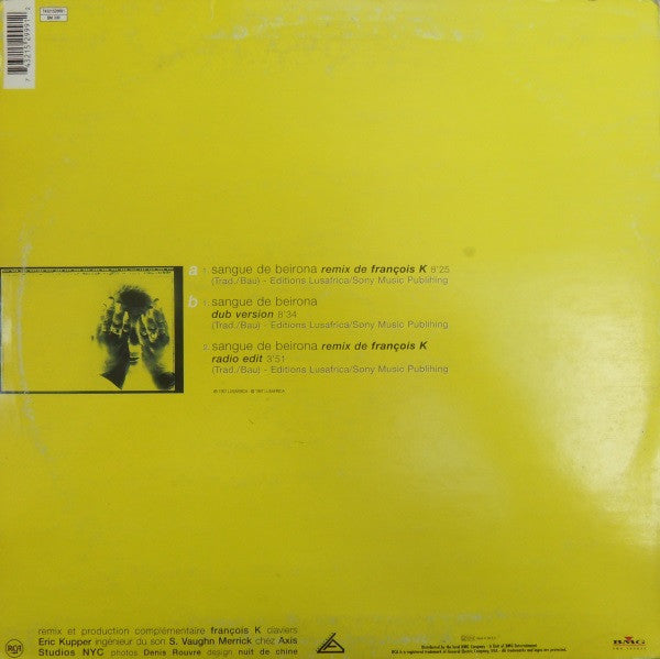Cesaria Evora : Sangue De Beirona (Remix De François K) (12", Maxi)