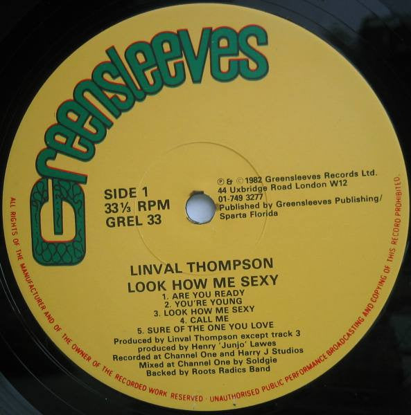 Linval Thompson : Look How Me Sexy (LP, Album)