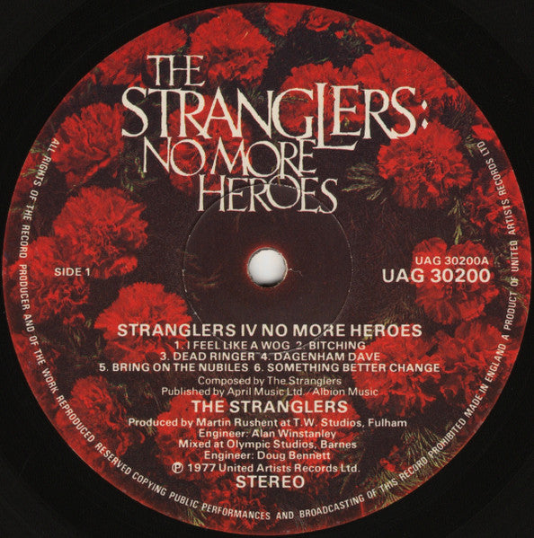 The Stranglers ~ No More Heroes (Vinyl) - Djungel & Jazz