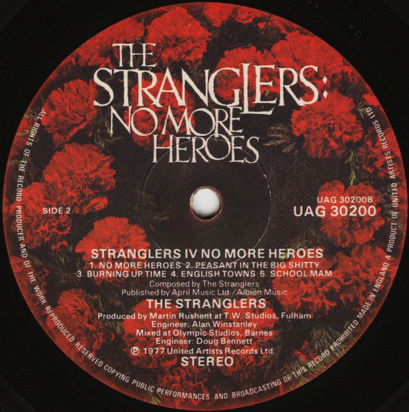 The Stranglers ~ No More Heroes (Vinyl) - Djungel & Jazz