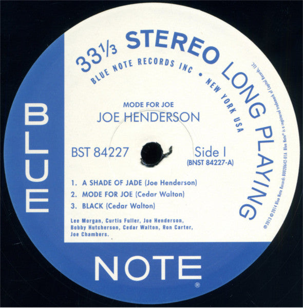 Joe Henderson : Mode For Joe (LP, Album, RE, RM)