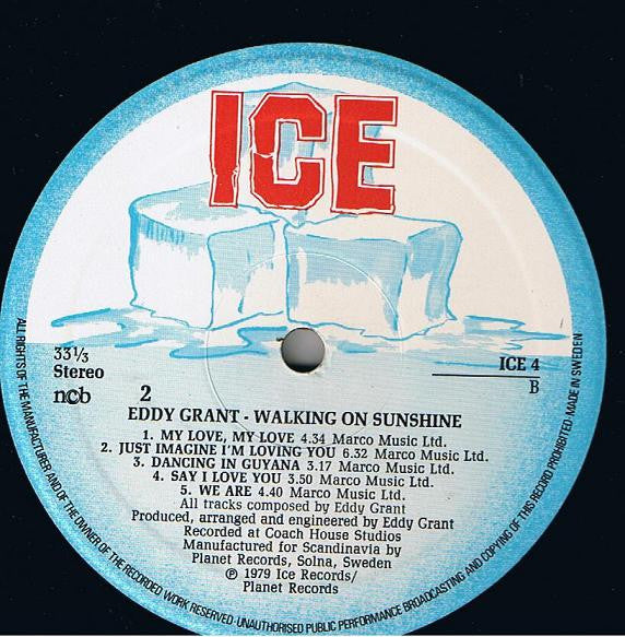 Eddy Grant ~ Walking On Sunshine (Vinyl) - Djungel & Jazz