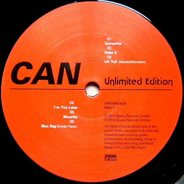 Can : Unlimited Edition (2xLP, Album, RE, RM, Gat)