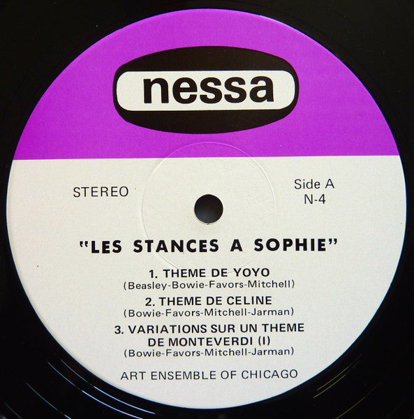 The Art Ensemble Of Chicago ~ Les Stances A Sophie (Vinyl) - Djungel & Jazz