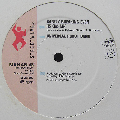 The Universal Robot Band : Barely Breaking Even (12")