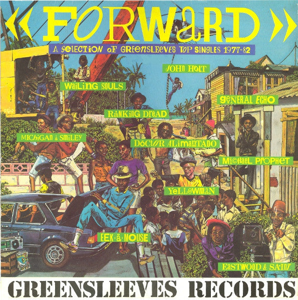 Various : Forward: A Selection Of Greensleeves Singles 1977–1982 (LP, Comp)