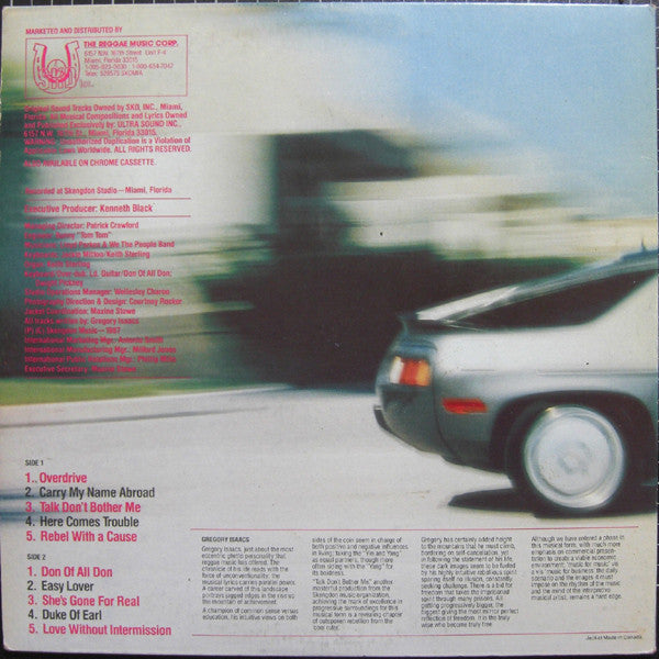 Gregory Isaacs : Talk Don't Bother Me (LP, Album, Gat)