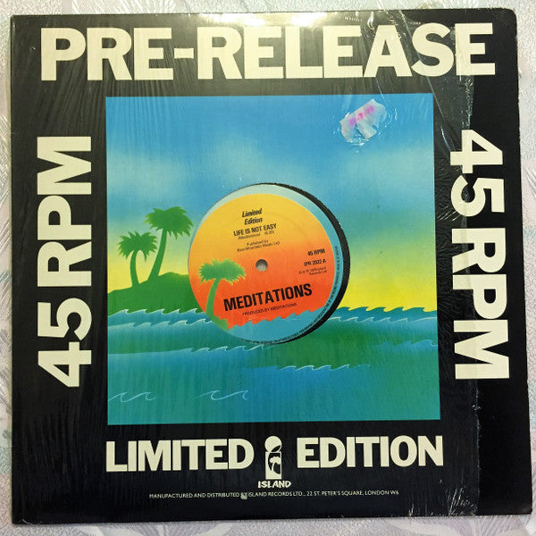 Meditations* : Life Is Not Easy / Much Smarter (12", Ltd)