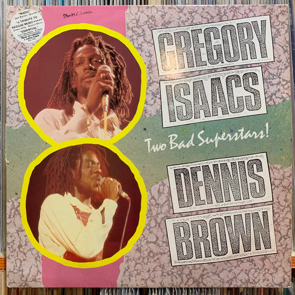 Gregory Isaacs / Dennis Brown : Two Bad Superstars! (LP, Comp)