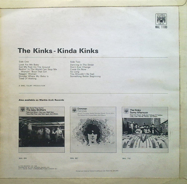 The Kinks ~ Kinda Kinks (Vinyl) - Djungel & Jazz