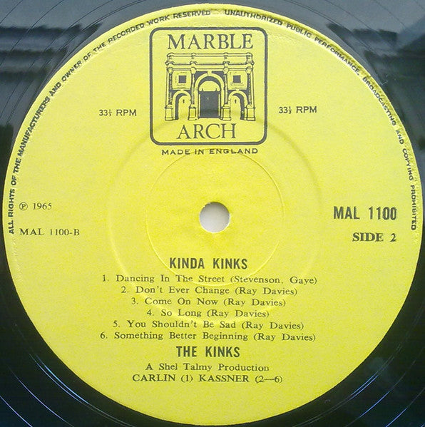 The Kinks ~ Kinda Kinks (Vinyl) - Djungel & Jazz