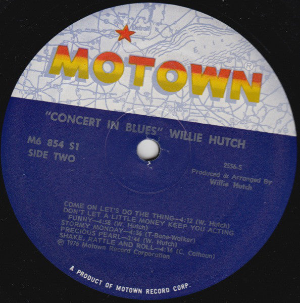 Willie Hutch : Concert In Blues (LP, Album)