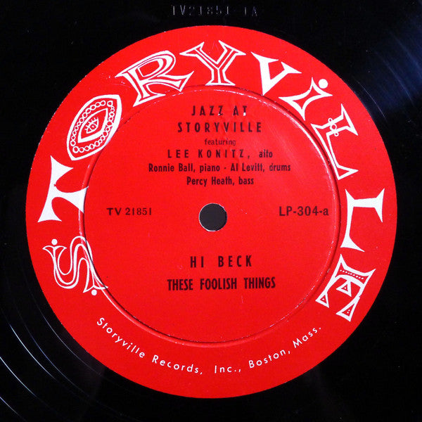 Lee Konitz ~ At Storyville (Vinyl) - Djungel & Jazz
