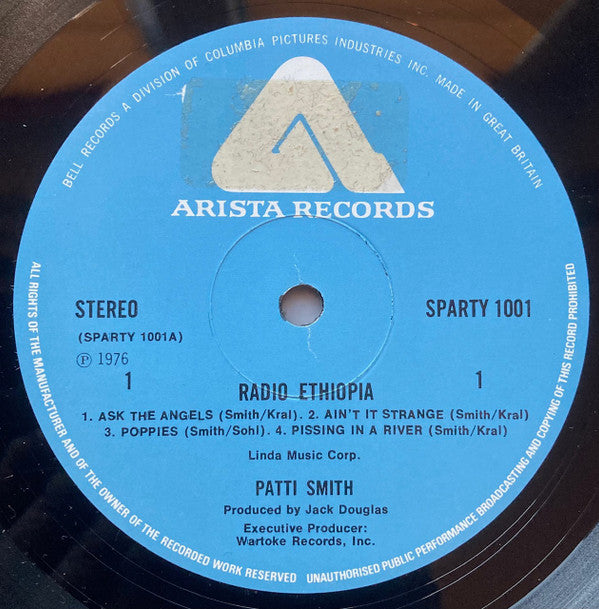 Patti Smith Group ~ Radio Ethiopia (Vinyl) - Djungel & Jazz