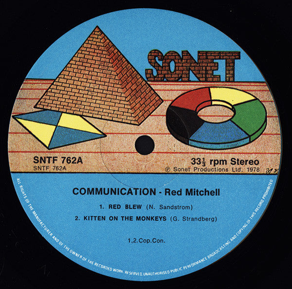 Red Mitchell / Communication  ~ Blues For A Crushed Soul (Vinyl) - Djungel & Jazz