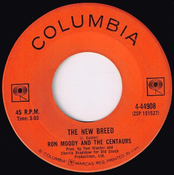 Ron Moody And The Centaurs ~ If I Didn't Have A Dime / The New Breed (Vinyl) - Djungel & Jazz