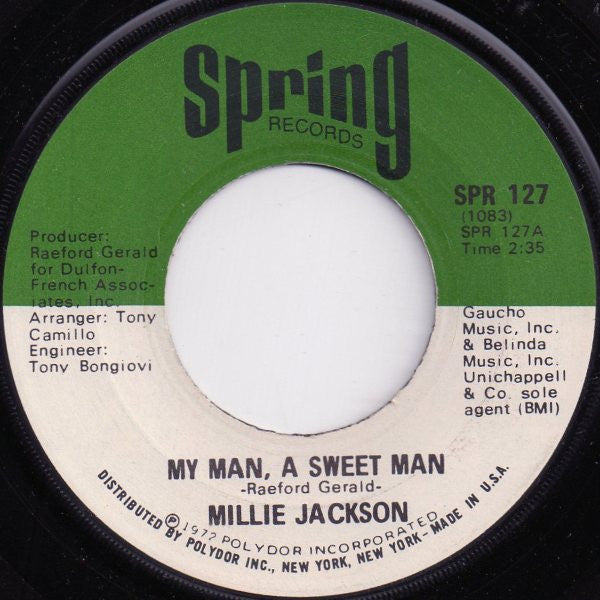 Millie Jackson ~ My Man, A Sweet Man (Vinyl) - Djungel & Jazz