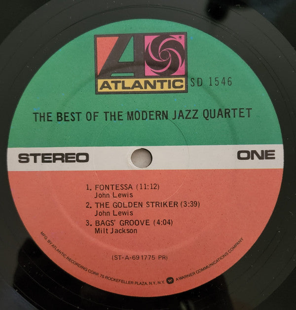 The Modern Jazz Quartet : The Best Of (LP, Comp, RE, Pre)
