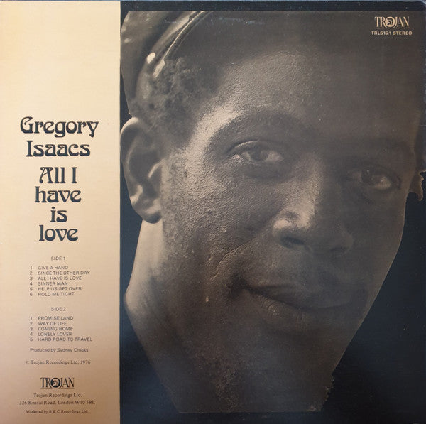 Gregory Isaacs : All I Have Is Love (LP, Album)