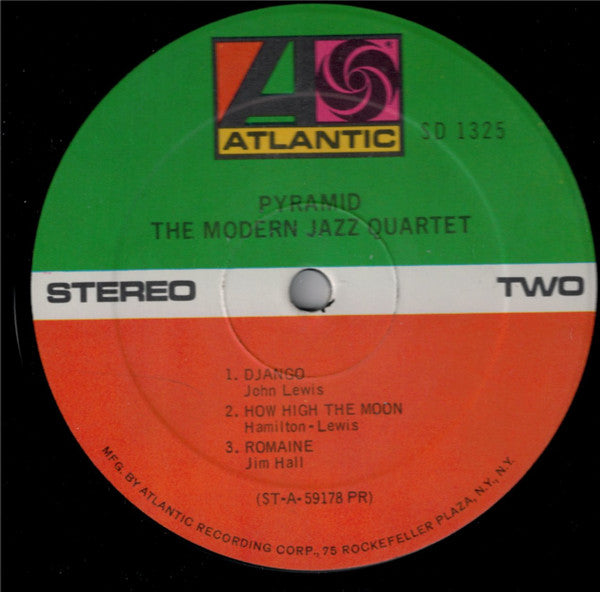 The Modern Jazz Quartet ~ Pyramid (Vinyl) - Djungel & Jazz