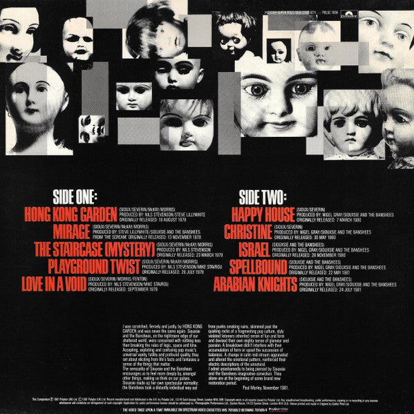 Siouxsie And The Banshees ~ Once Upon A Time/The Singles (Vinyl) - Djungel & Jazz