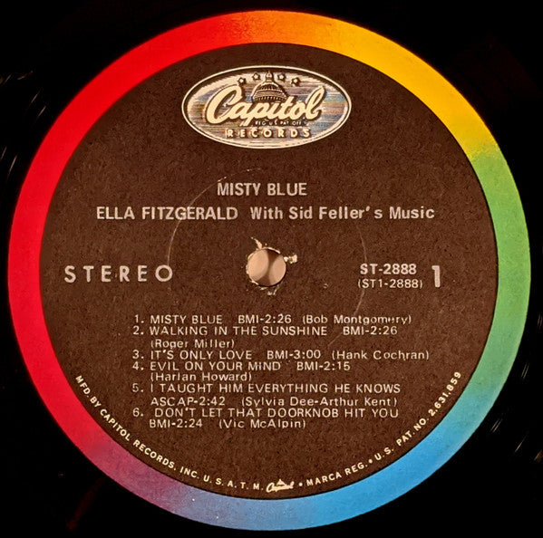 Ella Fitzgerald ~ Misty Blue (Vinyl) - Djungel & Jazz