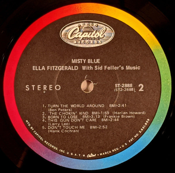 Ella Fitzgerald ~ Misty Blue (Vinyl) - Djungel & Jazz