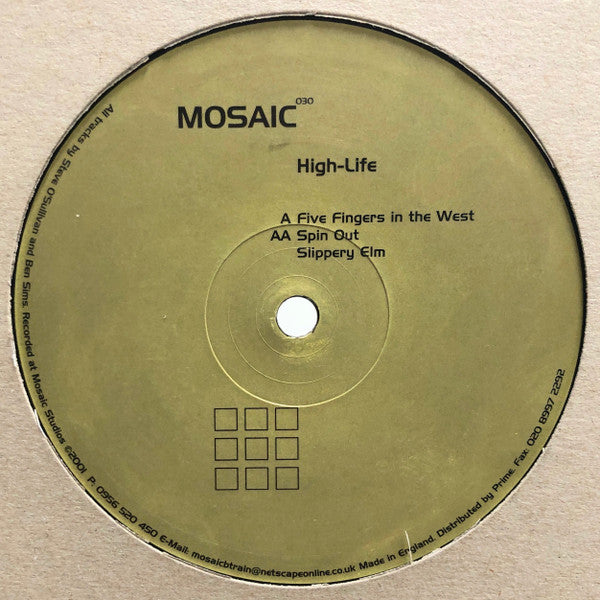 High-Life : Five Fingers In The West (12")